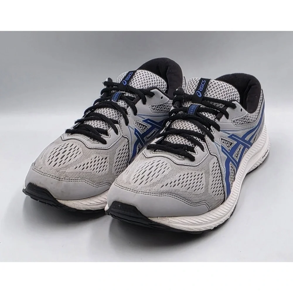 ASICS GEL-Contend 7 Mens Size 12 Piedmont Grey Blue Running Walking Shoes
